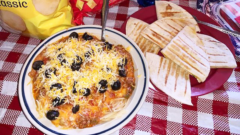 My Leader Yummy – Grilled Quesadillas, Mexican Spaghetti